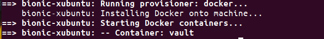 Docker is invoked.